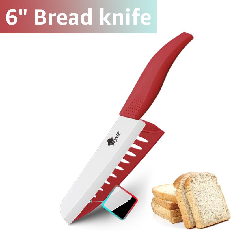 Керамические ножи Кухонные ножи 3 4 5 6 дюймов Нож шеф-повара Нож для хлеба Белое циркониевое лезвие Многоцветная ручка Высокое качество