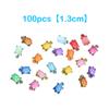 100Pcs Luminous Mini Resin Turtles Cute Tiny Turtles Sea Turtles Figurines for Fairy Garden Micro Landscaping Decoration