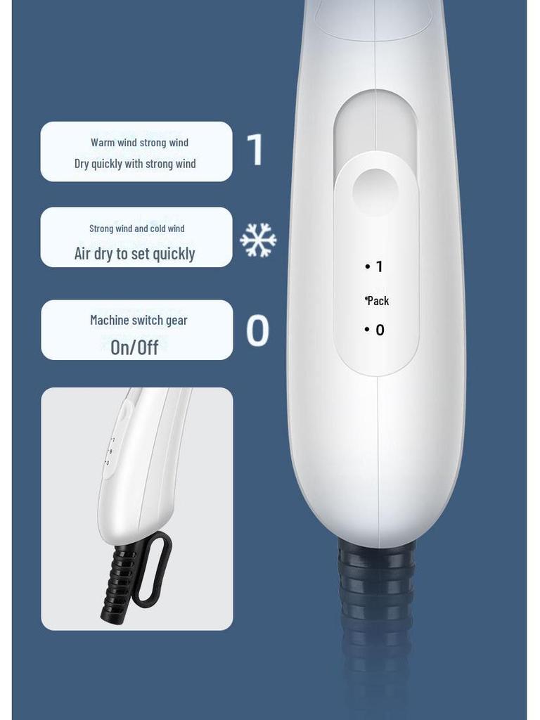 Мощный складной фен с режимами горячего и холодного воздуха — идеально подходит для дома, салона красоты, общежития, отеля, 110 В.