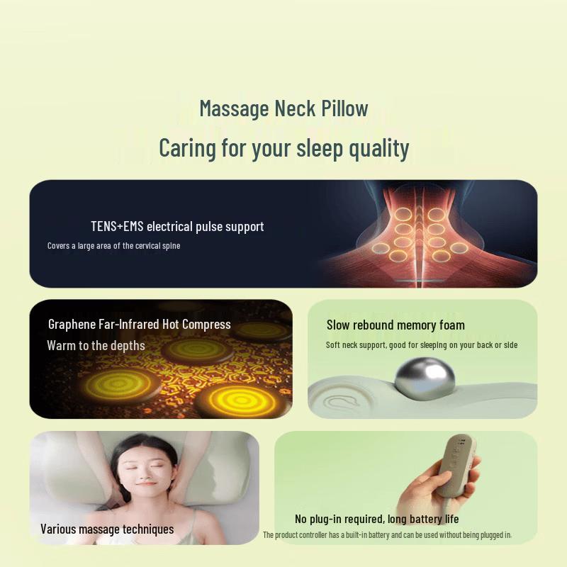 SKG P5 Cervical Spine Massage Pillow CN plug (adapter included)