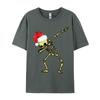 Skull Dab Dabbing Dance Funny Christmas Human Skull T-Shirts T Shirt For Autumn Cotton O Neck Streetwear T-Shirt Tshirt
