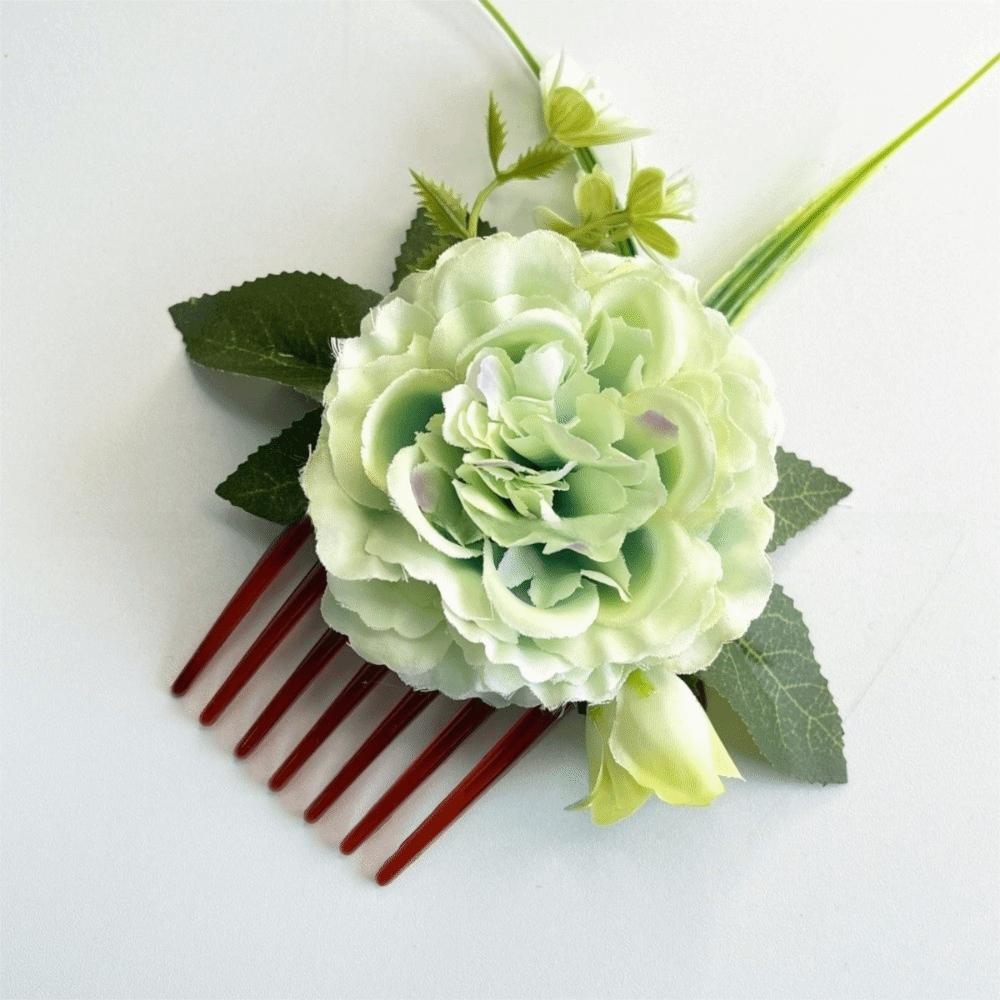 Side Clip Flower Hairpin Hair Clip Wedding Bride Accessories  Water Splashing Festival