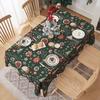 140*100см Рождественская скатерть Водонепроницаемая Рождественская скатерть Рождественская скатерть Журнальный столик