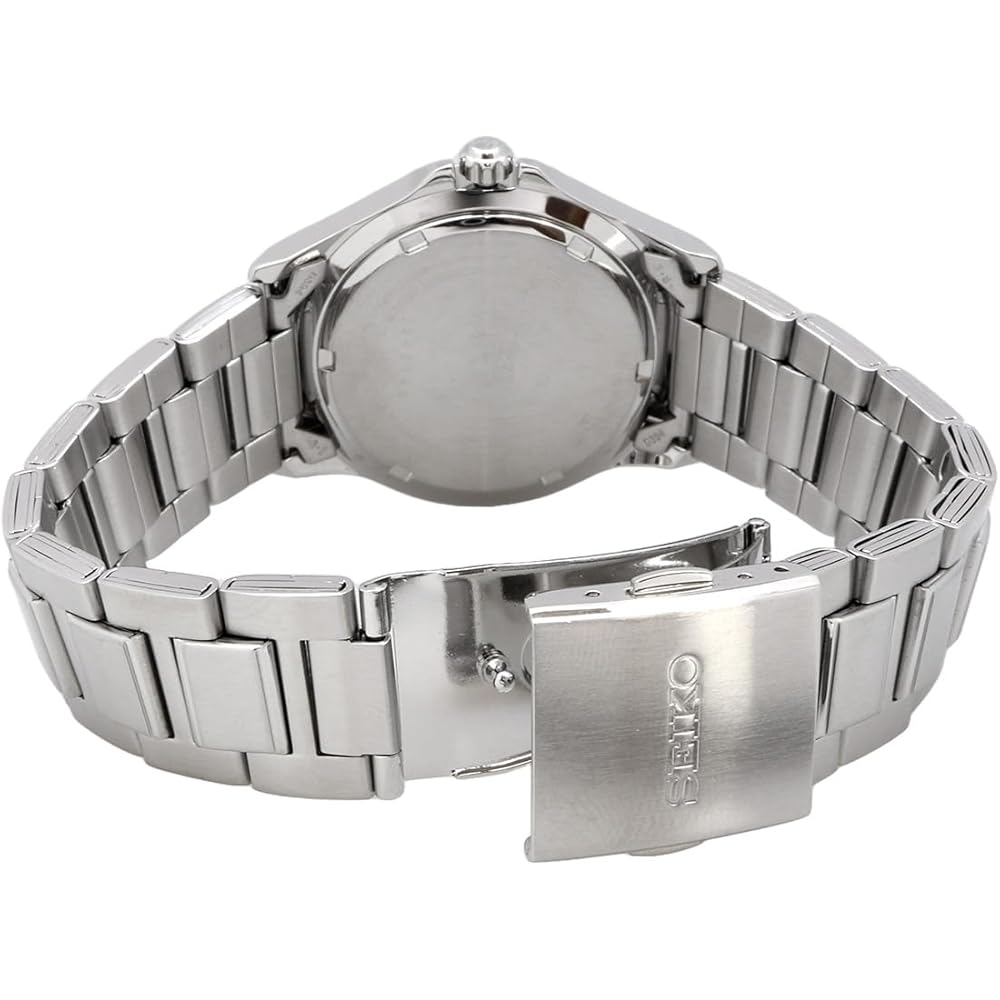 Мужские часы Seiko Solar Quartz SBPN067 Серебристо-черные 40 мм