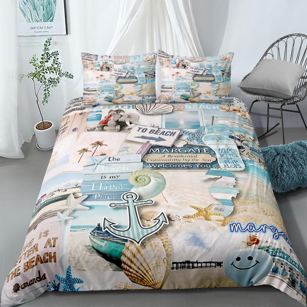 Комплект пододеяльника для серфинга на воде Односпальный Двуспальный Размер Квин США Твин Фул Кинг Комплект постельного белья