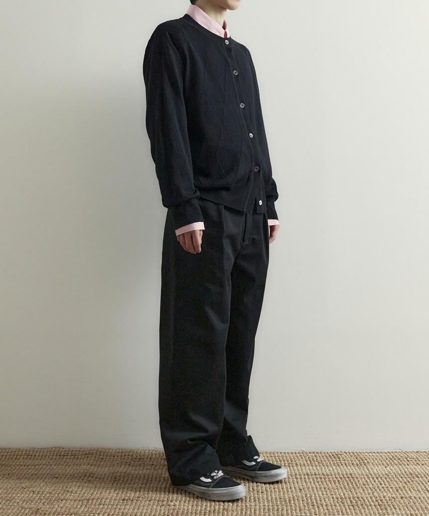 YOUTH 2-Pleated Chino Pants - Black