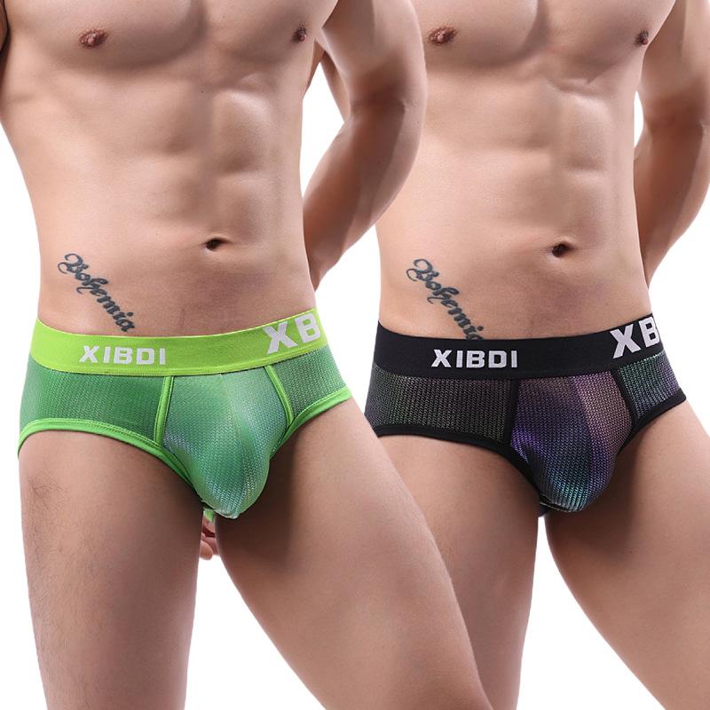 Мужское сексуальное треугольное нижнее белье, персонализированные шорты, мужское дышащее нижнее белье