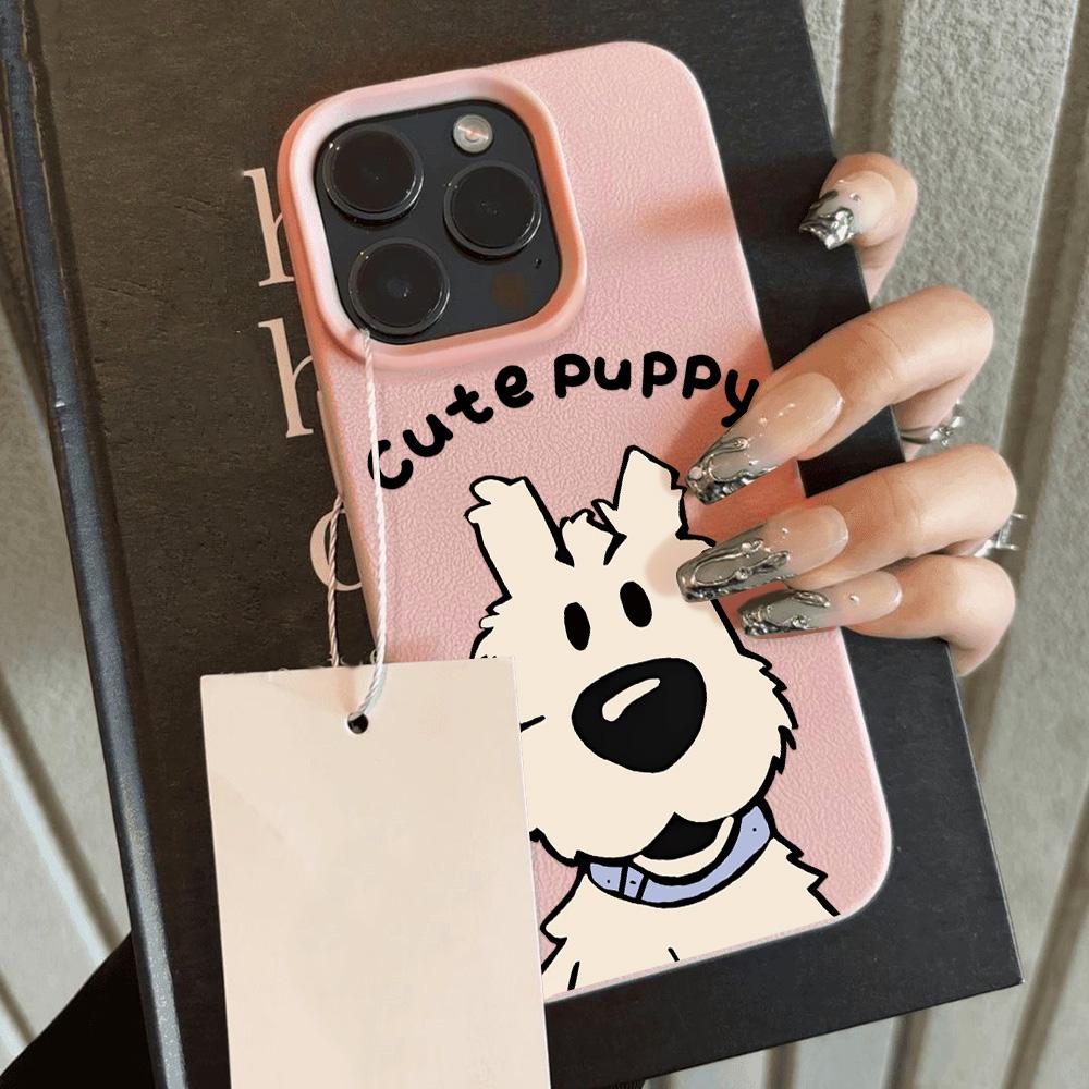 Чехол для телефона iPhone 11 13, чехол для iPhone 12 14 15 16 Pro Max 12 Pro 15 Plus, кожаный, окрашенный, водонепроницаемый, устойчивый к падениям и износу, мультяшный