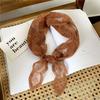 Flower Lace Triangle Scarf Women's Spring and Autumn Summer Korea Hollow Fashion Scarf Small Headscarf Strap Decoration