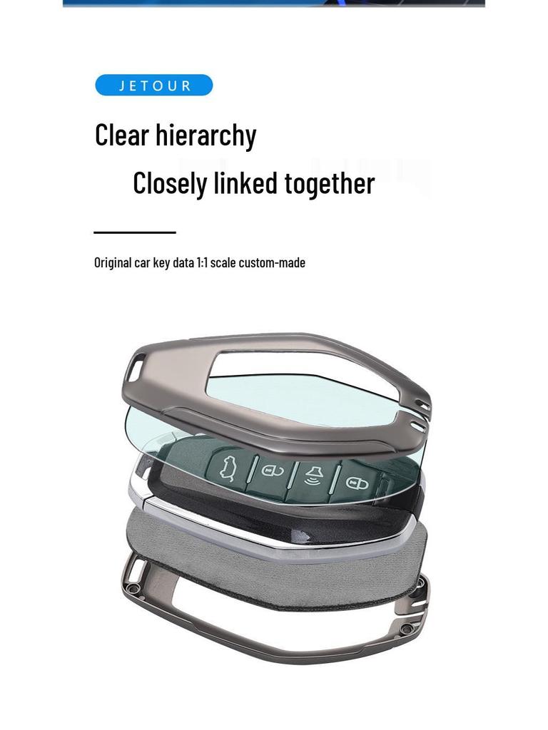 Чехол для ключа Jetour X70/X90 Plus: Чехол-сумка для автомобиля с полной защитой для X70 Coupe