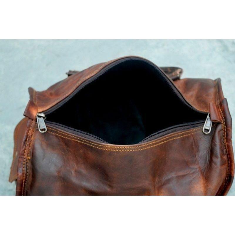 Кожаная дорожная сумка для мужчин, дорожная, спортивная, натуральная, для багажа, на ночь, винтажная, для выходных, мужская