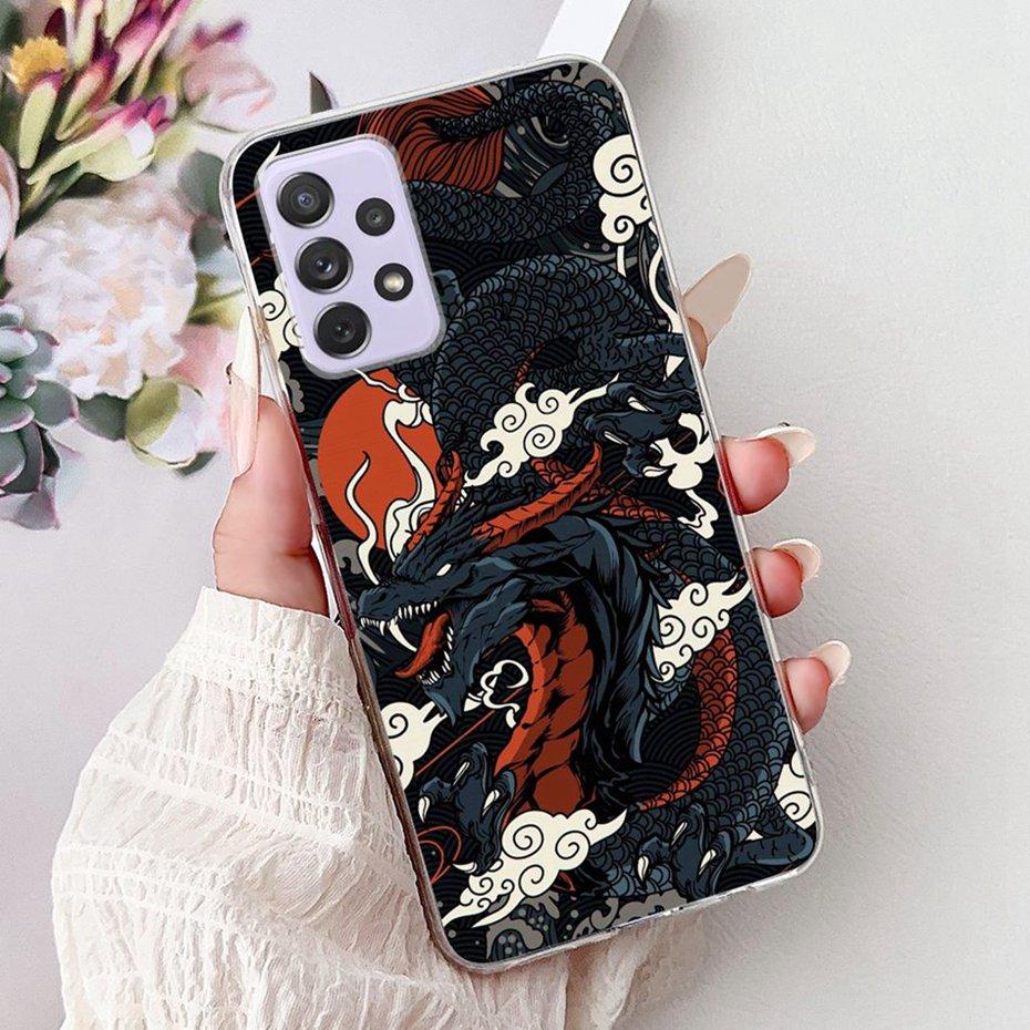 Fashion Painting Case For Samsung Galaxy A72 A52 A52s 5G Soft Silicone TPU Phone Cases For Samsung A72 A52 A52s Covers Bumpers