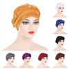 Women's Fashion Braid Islamic Polyester Prayer Hats Wraps Hijab Caps Muslim Cap Islamic Hijab Turban Cap