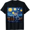 British Shorthair Cat Starry Night - British Shorthair Cat T-Shirt for Men Women Kids(1)