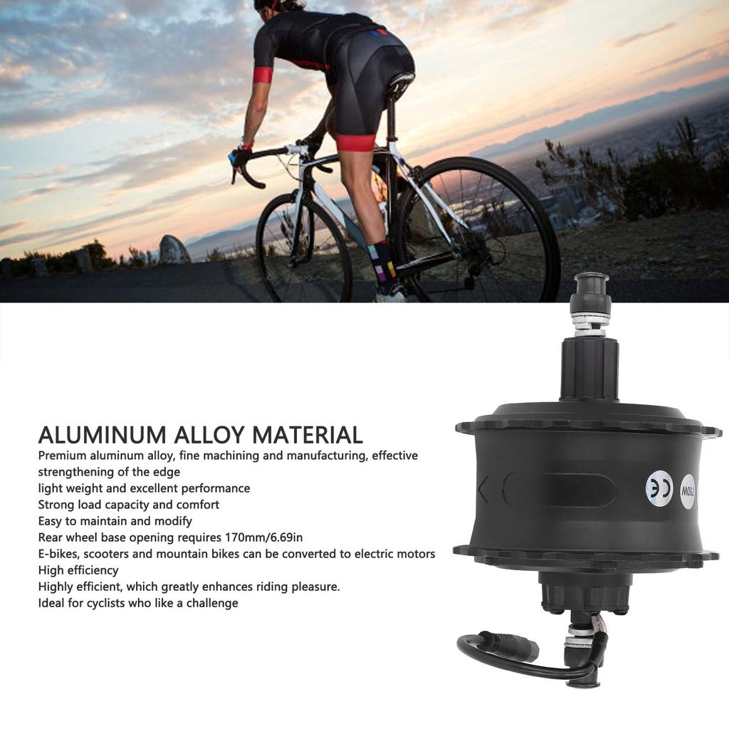 48V 750W Electric Bicycle Hub Motor Professional Rear Drive Cassette Toothed High Torsion Electric Bike Brushless Wheel Hub Motor