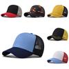 Stylish Cotton Mesh Baseball Cap With Embroidered Elements Adjustable Size