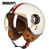 Beon Motorcycle / Helmet Personalized Cool Men's And Women's Electric Car Harley Half Helmet Lightweight Half Cover Retro