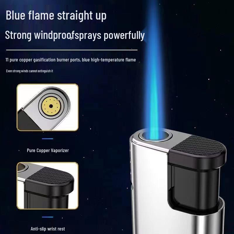 50 Windproof Direct-Charge Lighters: Personalized, Durable, Blue Flame, Explosion-Proof, Inflatable, Thickened Plastic