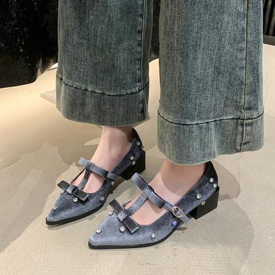 Модные женские туфли с острым носком и кристаллами, элегантные туфли на высоком каблуке, летние сандалии 2025, новая модная вечерняя обувь, женские туфли-лодочки с пряжкой, zapatos