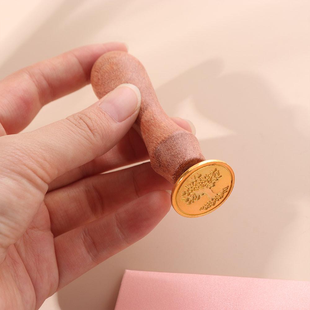 8/10/12Pcs Retro Wax Seal Stamp Head Kit Multishape Enamelled Seal Heads Gift Packing