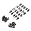 20pcs/set Boot Hooks Lace Fittings With Rivets for Repair/Camp/Hike/Climb Accessories