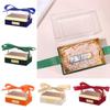 Transparent Wedding Hand Gift Box Acrylic Valentine's Day Gift Box Wedding Bow Present Box
