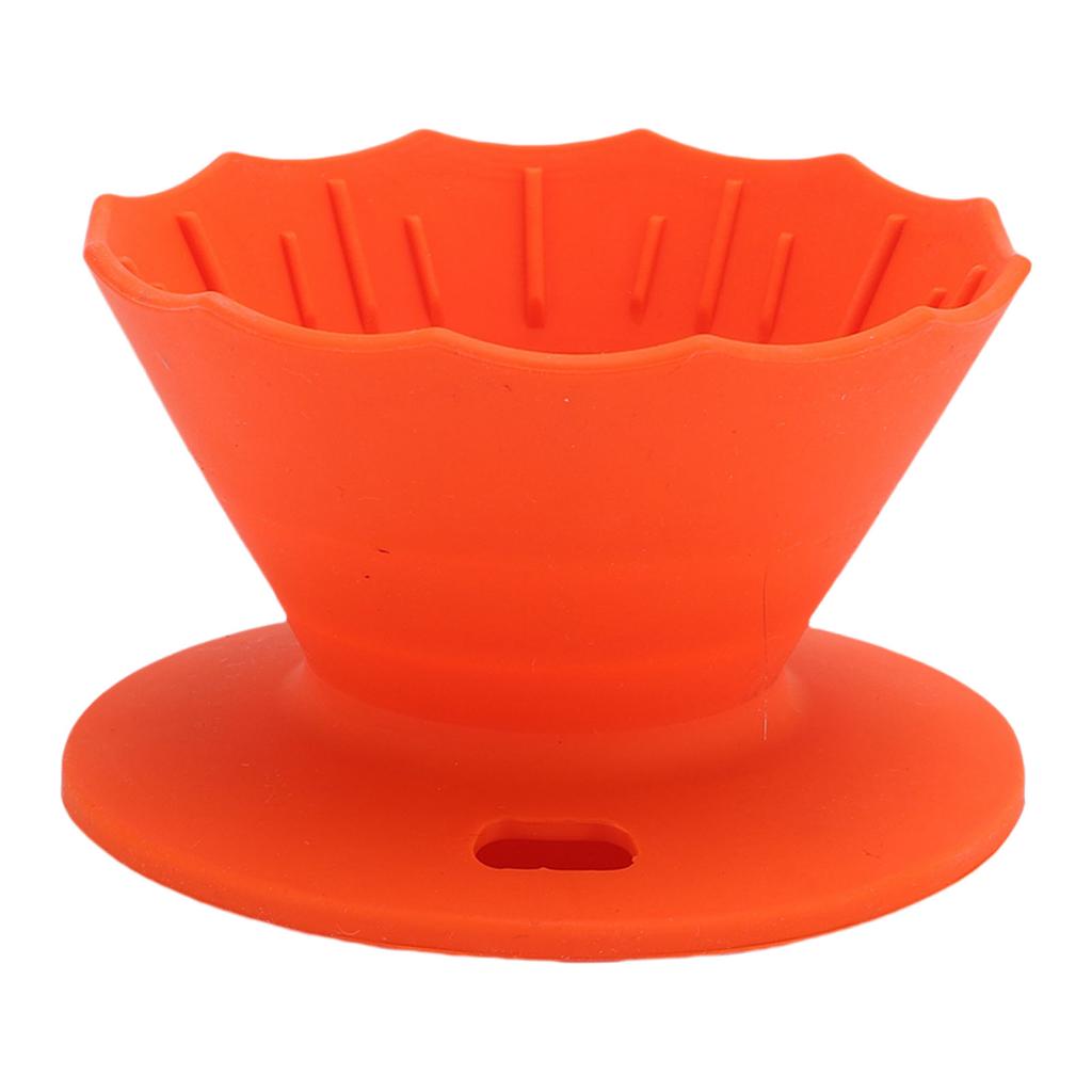 Pour Over Coffee Dripper Food Grade Silicone Folding Portable Hand Brewed Coffee Filter