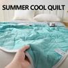 Мягкое летнее прохладное одеяло Охлаждающее одеяло Легкое прохладное одеяло Мятное Большой размер Одеяло-комфортер из ледяного шелка 200*230 см