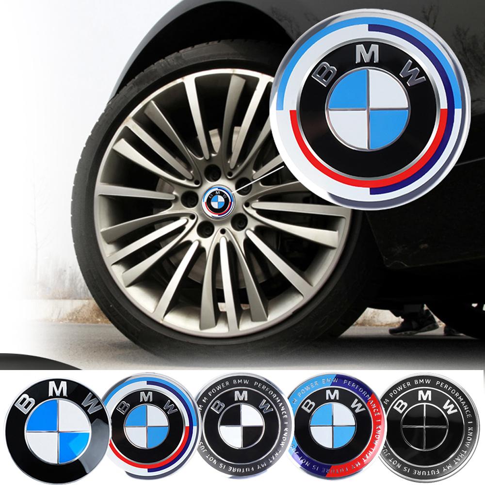 56/68mm Car Styling Wheel Center Hub Cap Badge Decal Decoration For BMW M M3 M5 M6 X1 X3 E46 E90 E39 F10 F20 F30 G20 Performance