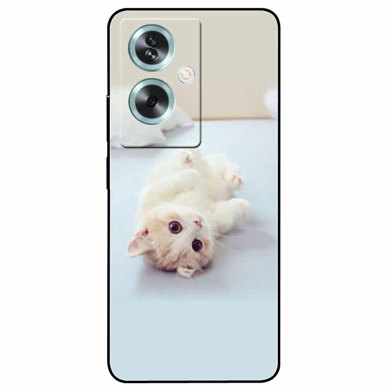 For OPPO A79 5G A 79 Case Silicone Soft Wolf Lion Cat Black Bumper Funda Coque for OPPO A79 CPH2553 OPPOA79 Cover Protective Bag