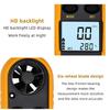Digital Anemometer 0-30m/s Wind Speed Meter Mini Air Velocity Airflow -10°C ~ 45°C Temperature Tester with LCD Backlight