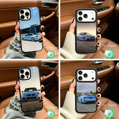 Высокопроизводительный спортивный автомобиль -M2 Для IPhone17 16 15 14 13 12 11 Plus Pro Max Plus Беспроводная зарядка Чехол для телефона