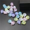 Beads Fine Shimmer Luminous Acrylic Materials DIY Accessories 10Pcs Handmade Round Creative Bubble Bracelet Necklace Making Pendant