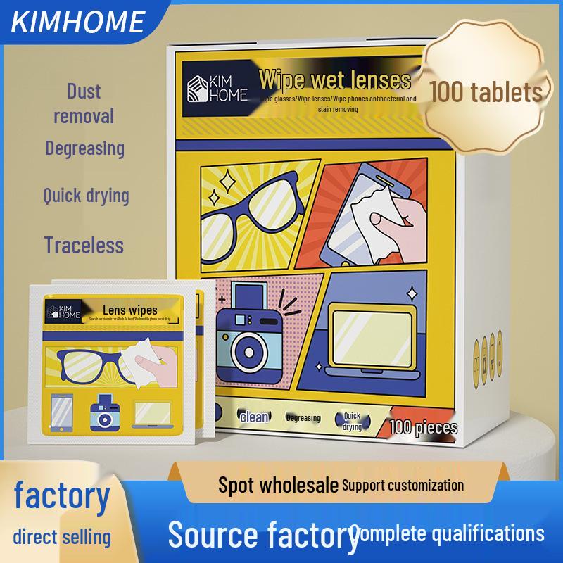 Quick-Drying Anti-Fog Eyeglass & Screen Cleaning Wipes