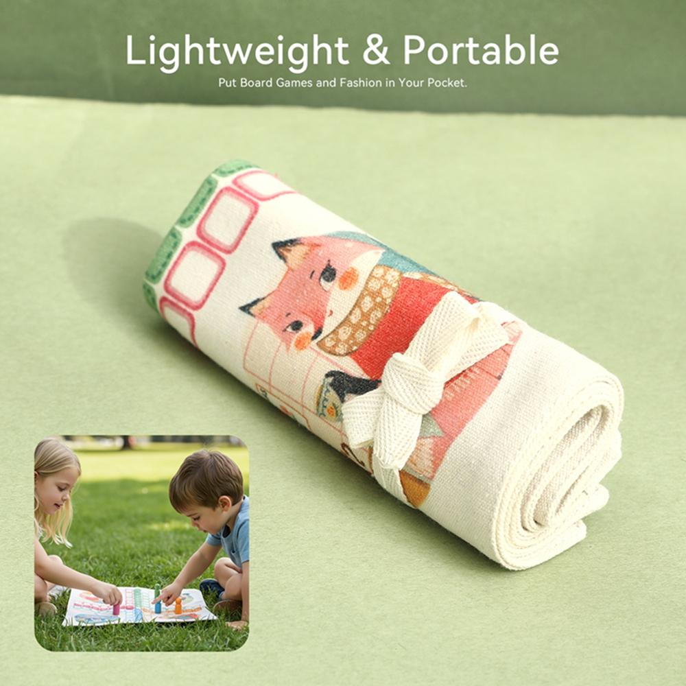 Детская многофункциональная настольная игра-игрушка 'Летающие шахматы' Настольная игра Холщовый коврик для стола Игра Пазл для родителей и детей Обучающая игрушка-пазл