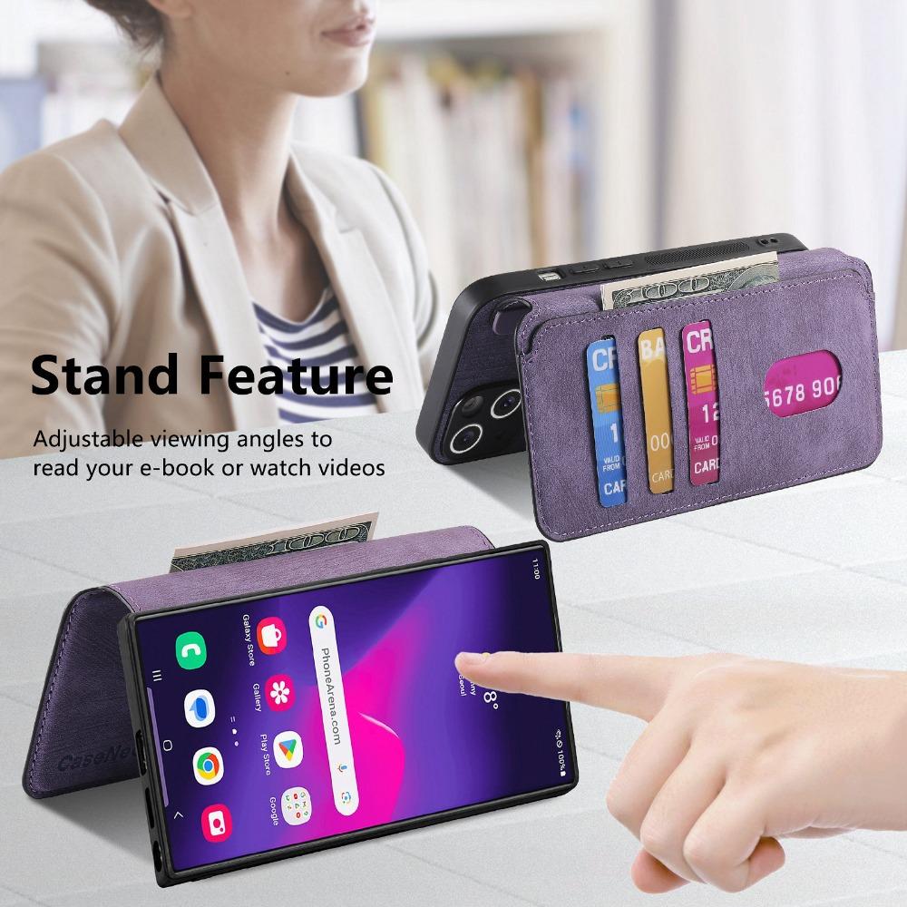 Чехол-книжка с магнитным кошельком для Samsung Galaxy S25 S24 Ultra S22 S23 FE S21 A56 A35 A26 A16 A55 A54 A35 A25 A05S A05