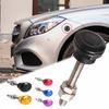 1pcs Universal Car Front Bumper Hood Pin Aluminum Push Button Billet Quick Release Racing Engine Bonnet Lock Latch Clip Body Kit