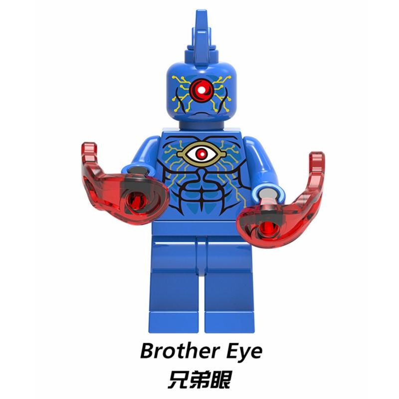 Минифигурки DC Super Heroes Бэтмен Супермен Аквамен Чудо-Женщина Лига Справедливости Строительные Блоки Игрушки