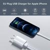 10 шт. зарядное устройство USB с европейской вилкой для Apple iPhone 6 6S 7 8 14 Plus 13 12 mini 11 Pro XS Max XR X SE 5 5S адаптер питания с розничной коробкой
