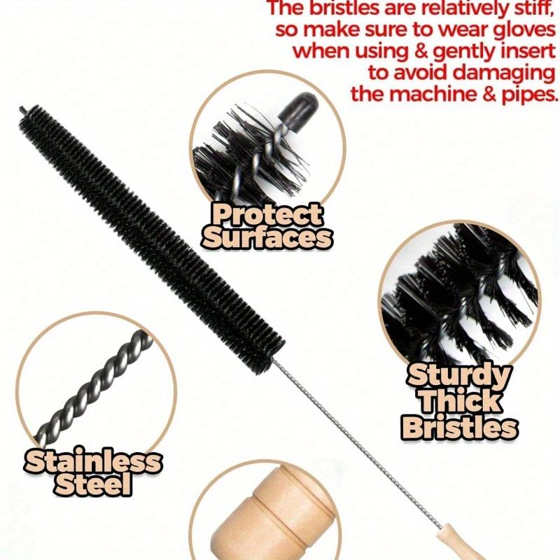 1 шт. Набор для чистки вентиляционного отверстия сушилки Щетка для ворса сушилки Очиститель вентиляционного отверстия Длинная гибкая щетка для улавливания ворса сушилки холодильника Газовый электрический Предотвращение пожара Вытяжной