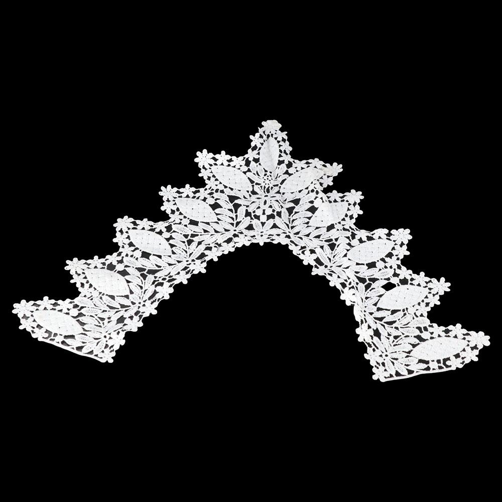 Flower 3D Neckline Scrapbooking Collar Garment Accessories Embroidery Lace Apparel Sewing Fabric