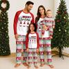 Family Matching Print Sets Pajamas Loungewear Outfits Family Matching Long Sleeve Tops+Pants Set