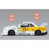 1/24 Nissan Skyline GTR-R34 S15 гоночный автомобиль из легкого сплава, модифицированные транспортные средства, литая металлическая модель автомобиля, звуковая и световая детская игрушка в подарок C354