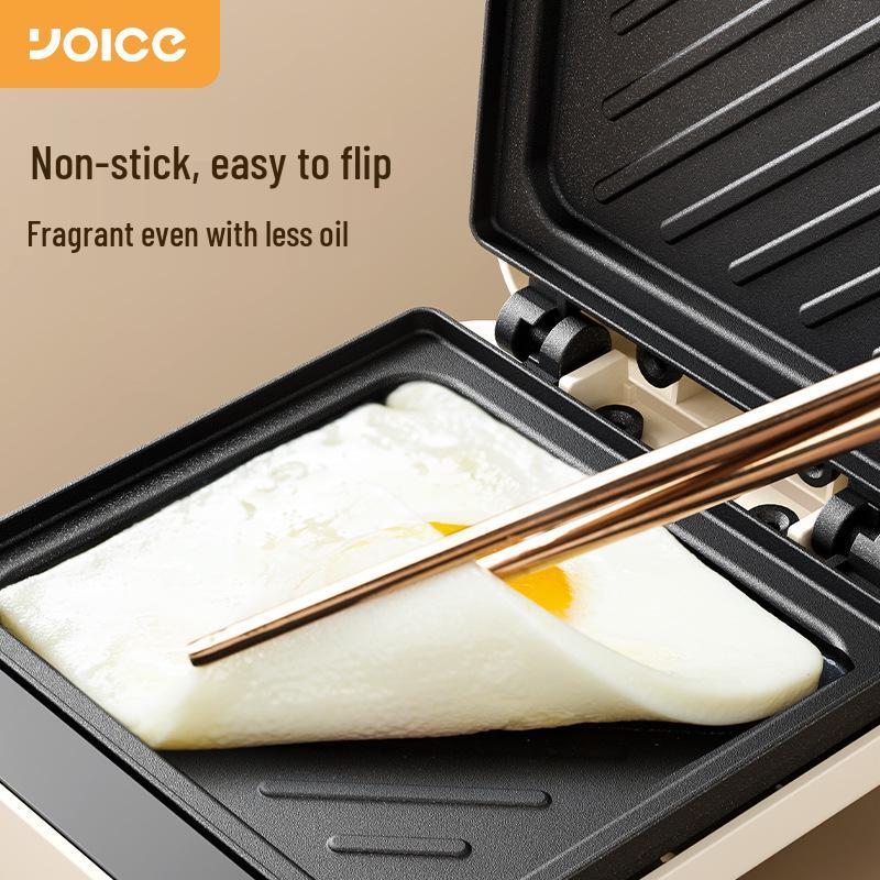 Youyi Multifunctional Breakfast & Sandwich Maker: Griddle, Grill, Toast Press & Waffle Iron.