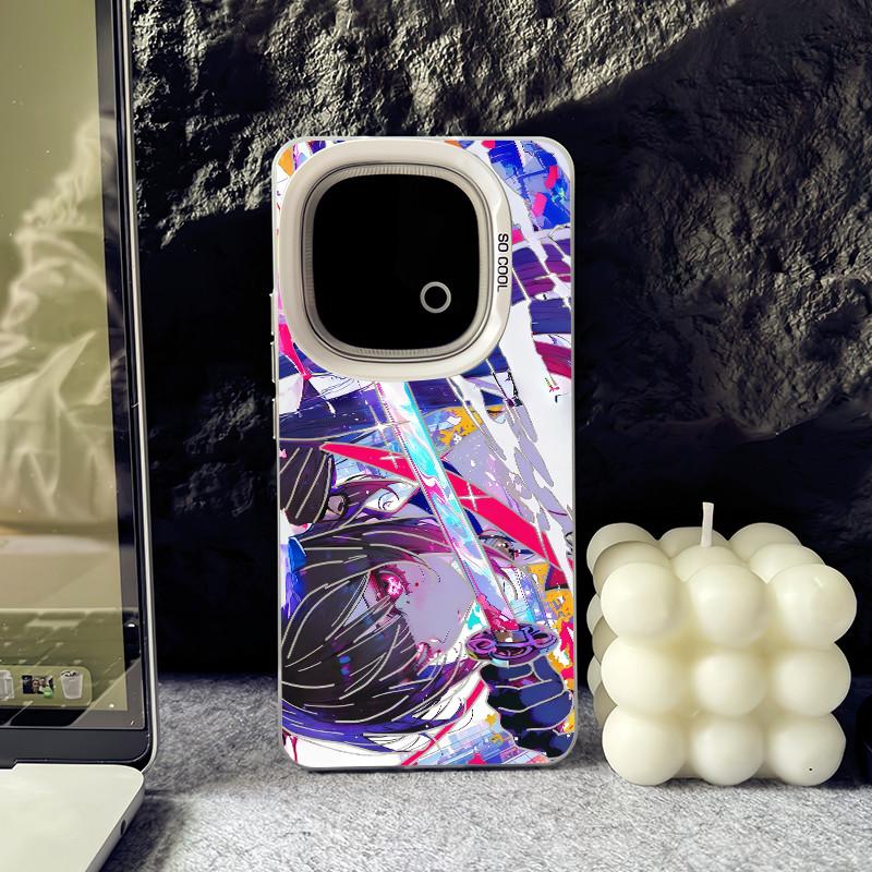 Для IQOO 15 Ultra/15R/13/Z11/Z10/Z9 Turbo Жесткая задняя панель, мягкая боковая рамка, чехол для телефона / IQOO Neo 11/Neo 10 Z9 Turbo Z10X Neo 9 Pro Ударопрочный чехол IQOO