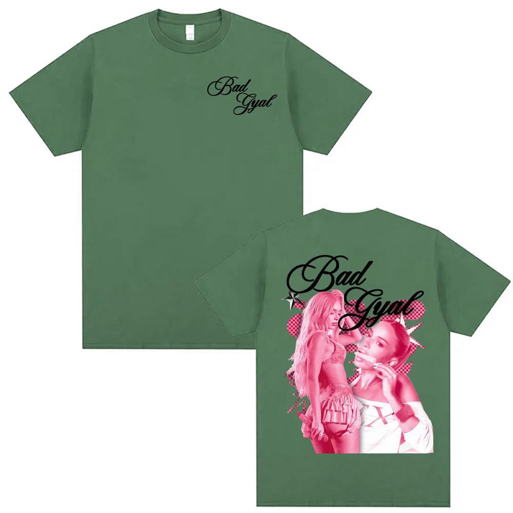 Bad Gyal Real Gyal Album Tour 2026 Graphic T Shirts Men Women Fashion Aesthetic Short Sleeve Tshirts Casual 100 Cotton T Shirt