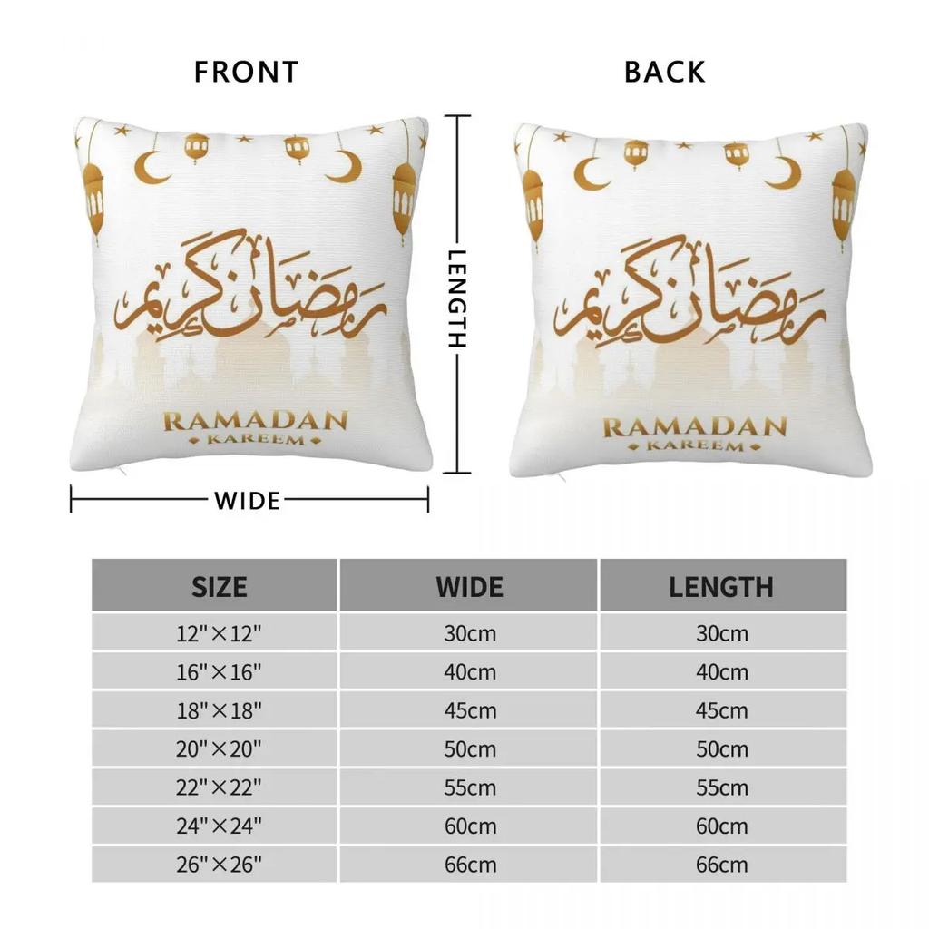 Ид Мубарак Рамадан Карим Наволочка с принтом Полиэстер Наволочка для подушки Декорации Чехол для подушки Гостиная 40*40см