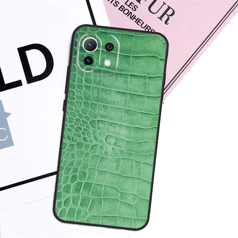 Чехол с принтом под крокодила для Xiaomi 17 Pro Max 14 15 Ultra 13T 15T 14T Pro POCO X7 Pro X5 X6 F5 F6 F7 F8