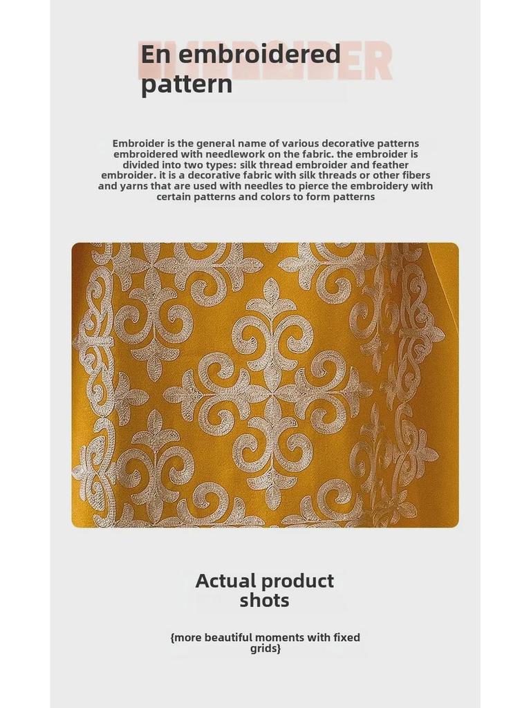 2024 Retro Ethnic Style Embroidered Imitation Cashmere Scarf - Warm & Versatile Fashion for Autumn/Winter