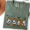 Comfort Colors® Western Ghost T-Shirt, Halloween Shirt, Cute Ghost Shirt, Halloween Party Shirt, Spooky Fall Shirt, Country Girl Gift
